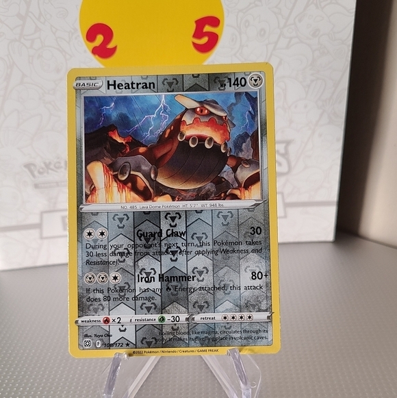 Pokemon Other - Heatran 100/172 Pokemon TCG Reverse Holo
